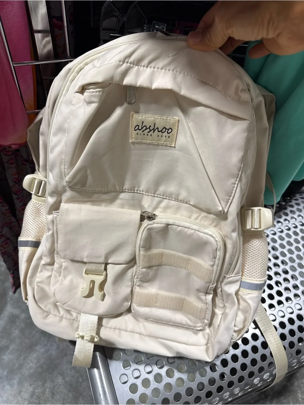 Abshoo Cream Laptop Backpack Used Great condition Multi-Pocket School & more